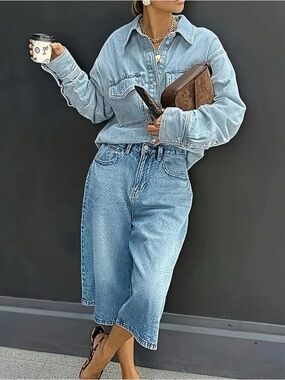 BN 3/4 Wide Leg Pants